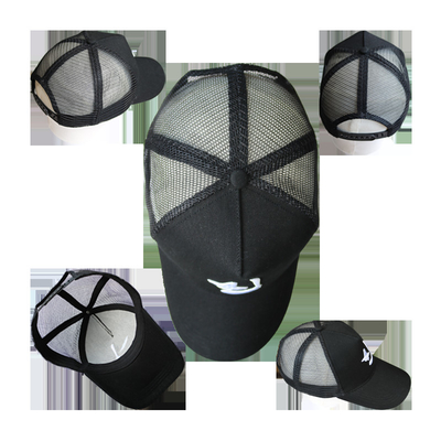 3D feito sob encomenda bordou Logo Hat alto nível Mesh Trucker Hats de 56 - de 58cm