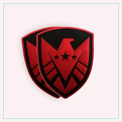 Marvel Avengers Shield logotipo militar tático remendo de PVC acessório de vestuário velcro backing