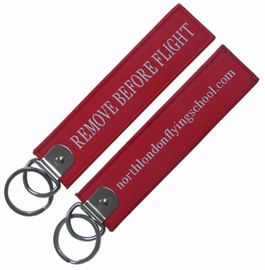 Forma preta vermelha Portable de pouco peso personalizado de Keychains da tela