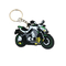 porta-chaves de borracha Logo For Promotion Gift feito sob encomenda da motocicleta 3D