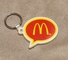 Corrente chave de borracha de borracha de silicone da corrente chave de arcos dourados de McDonalds do vintage