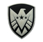 Marvel Avengers Shield logotipo militar tático remendo de PVC acessório de vestuário velcro backing