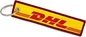 Chaveiro bordado com design de logotipo personalizado da DHL Flight Crew