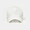 Chapéu de Baseball estilo logotipo bordado branco com logotipo ajustável fechamento de correia