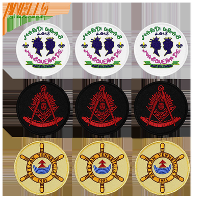 Ferro personalizado em bordados Patch bordados Merged características bordado em bordados