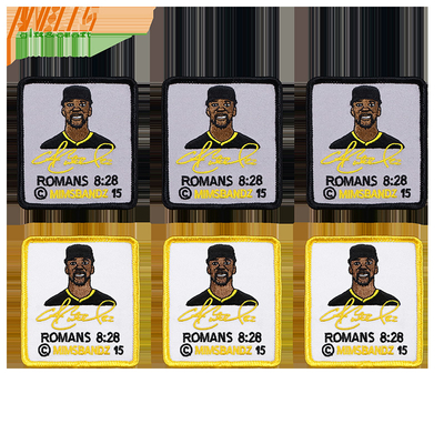 Patches de bordados personalizados com ferro e personalizados para os requisitos do seu cliente