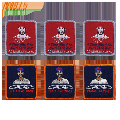Patches de bordados personalizados com ferro e personalizados para os requisitos do seu cliente