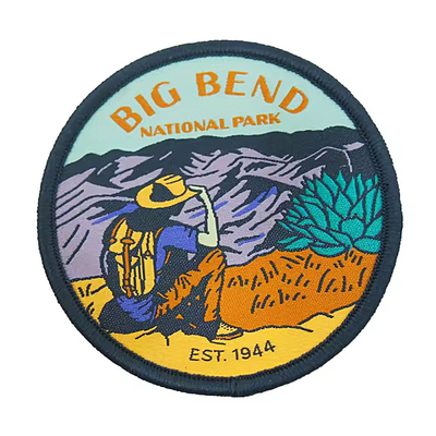 Patches de tecido personalizados Ferro no suporte para sacos de roupas / acessórios