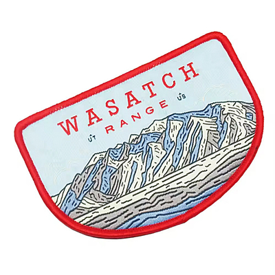 Patches de tecido personalizados Ferro no suporte para sacos de roupas / acessórios