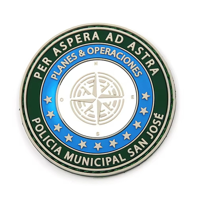 Patch de PVC Eco-Friendly Morale personalizado para sacos de roupa e chapéus