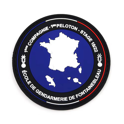 Patches de bombeiros personalizados / Patches de chapéu com cores vibrantes de apoio adesivo 4mm
