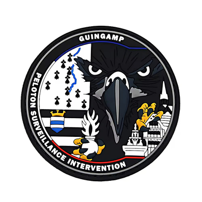 Patches de bombeiros personalizados / Patches de chapéu com cores vibrantes de apoio adesivo 4mm