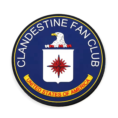 Patches de bombeiros personalizados / Patches de chapéu com cores vibrantes de apoio adesivo 4mm