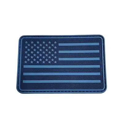 Eco Amigável PVC impermeável Patch Custom Logotipo de roupa Moral Patch 4mm