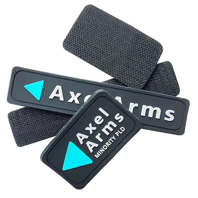 Eco Amigável PVC impermeável Patch Custom Logotipo de roupa Moral Patch 4mm