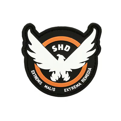 Patch de moral de PVC impermeável personalizado com design ecológico