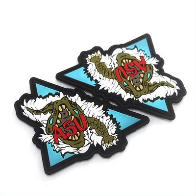 Patch de moral de PVC impermeável personalizado com design ecológico