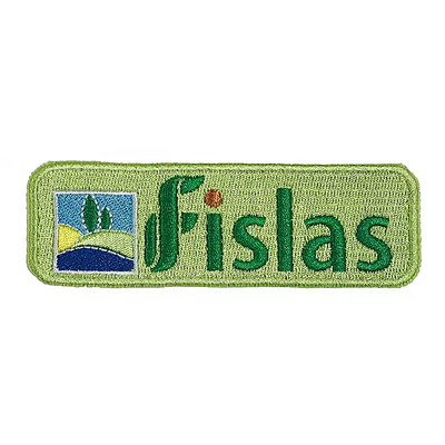Emblema bordado personalizado Velcro para jeans e jaquetas