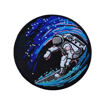 Patches de bordados de ferro personalizados Emblema de animais Patch de logotipo bordado