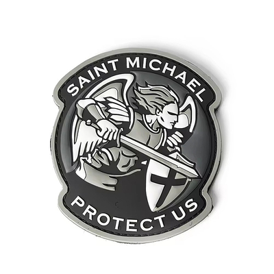 Logotipo personalizado 3D PVC Patches Roupas Vestuário Rebocado criar um design Patches de silicone Chapéus militares