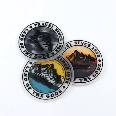 Logotipo personalizado 3D PVC Patches Roupas Vestuário Rebocado criar um design Patches de silicone Chapéus militares