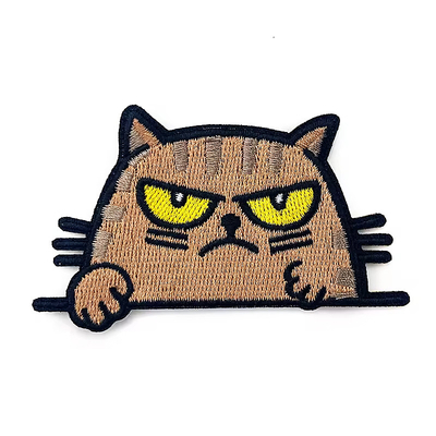 Logotipo bordado / impresso bordado personalizado Patches de ferro em acessórios personalizados
