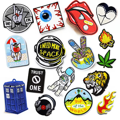 Patches de bordados personalizados para promoção de roupas personalizadas
