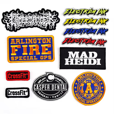 Patches de bordados personalizados para promoção de roupas personalizadas