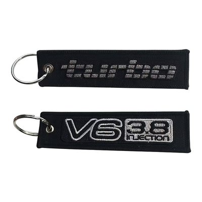 Chave personalizada de bordados com logotipo personalizado promocional moda tecido Chave de tecido Chave