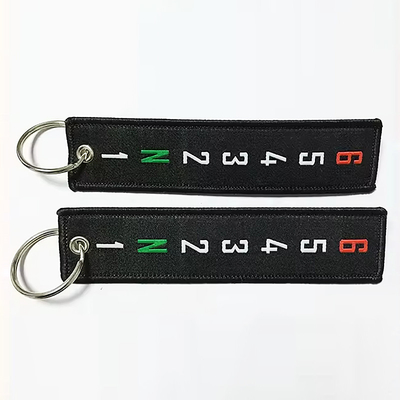 Anime Tag Logotipo personalizado bordado Portador de presente Jet Tags Acessórios Chaves Chaves Para Saco de Bagagem