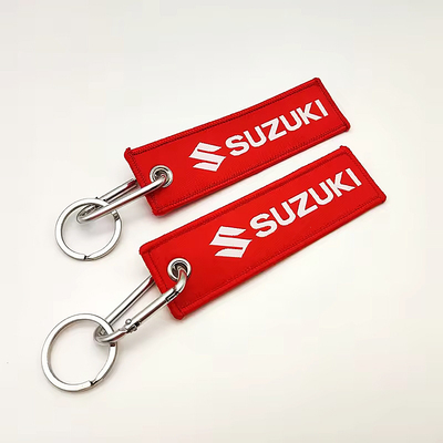 Embalagem de tecido de bordados personalizados Jet Tag Grátis Chave de tecido de tecido promocional