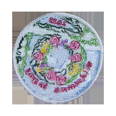 Patch de bordado de alta qualidade bordado para roupas