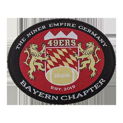 Custom Cool Moral Designer Chapéu Tecido Emblema Patches para Jaquetas Chapéu Roupa