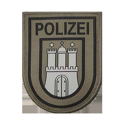 Tamanho personalizado Patches de logotipo bordado Opções para marca personalizada