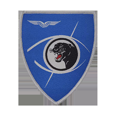 Patches de bordados de tecido personalizados para roupas de ferro em padrão sustentável