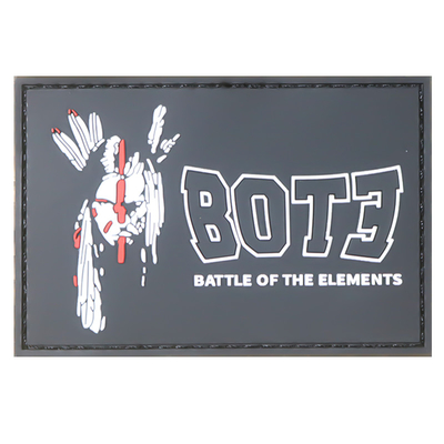 Velcro personalizado, patches de PVC de borracha macia, patch 3D de costura para forças armadas