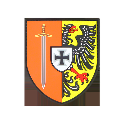 Patch de borracha de PVC em relevo Logotipo personalizado 4mm espessura Etiqueta de borracha de transferência de calor 3D