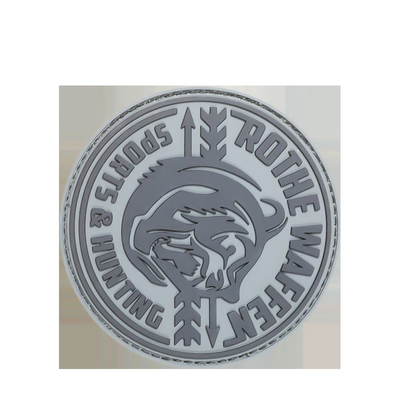 Patch de borracha de PVC em relevo Logotipo personalizado 4mm espessura Etiqueta de borracha de transferência de calor 3D