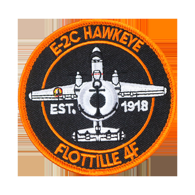 Logotipo personalizado Ferro em Patches Full Embroidery Patches para roupas