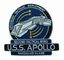 Remendo 10C de USS Apollo Polyester Background Uniform Embroidered