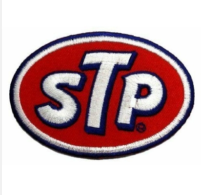 Motorsport 2,5&quot; de competência do patrocinador de STP x 3,6&quot; remendo de Logo Sew Ironed On Embroidery