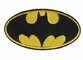 Tela da sarja do remendo de BATMAN LOGO Embroidery Iron On Applique para o pano do vestuário