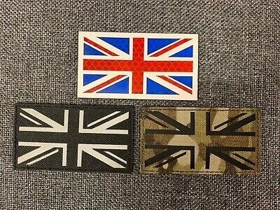 Camo Reino Unido Union Jack IR Patches refletivos com bandeira moral
