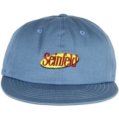 Seinfeld TV Sitcom Clássico Logo Black Hat Snapback Diretor Fan Cap Men's New