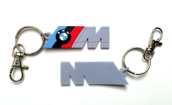 Corrente chave M Power Logo de BMW da porta-chaves do PVC da luz do emblema do M3 M5