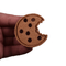 Ferro bordado ferro do Applique do remendo da roupa da cookie do chocolate em costurar acessórios