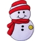Distintivo de aplique bordado personalizado de boneco de neve de Natal/decoração de Natal