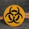o PVC 3D de borracha remenda táticas de advertência da radiação nuclear do Biohazard