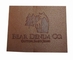 Impressão de etiquetas de couro personalizadas ODM