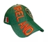 Bill3-D Chapéu de Beisebol Bordado Ajustável México Letras do País Emblema Verde com Vermelho